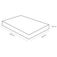 Colchão De Espuma Casal Airtech150 D45 18x138x188cm - 1040328311 - Ortobom Colchao Airtech 150 D45 Casal 18x138x188 - 3