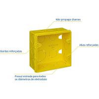 Caixa De Luz Quadrada 4""x 4"" - 13050441 - Fortlev Caixa De Luz Quadrada 4"x4" - 13050441 - Fortlev - 1