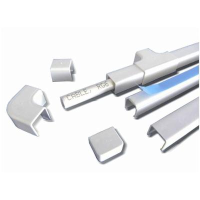 Canaleta Dexson 10x10mm Com Adesivo 2 Metros Branca - Dxn10021 - Schneider Canaleta P-superficie Dexson 10x10mm Bca