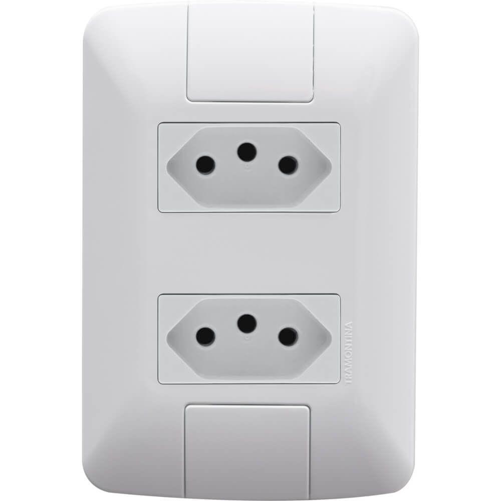 Conjunto Com 2 Tomadas 2p+t 10 Ampères 250 Volts - 57241065 - Tramontina - 1