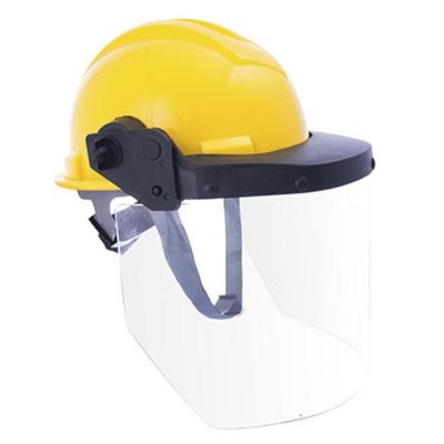Capacete De Segurança Amarelo Com Protetor Facial 10"" 960c - 3255 - Ledan Capacete Seg.am C-prot.facial 10" Ledan 960c