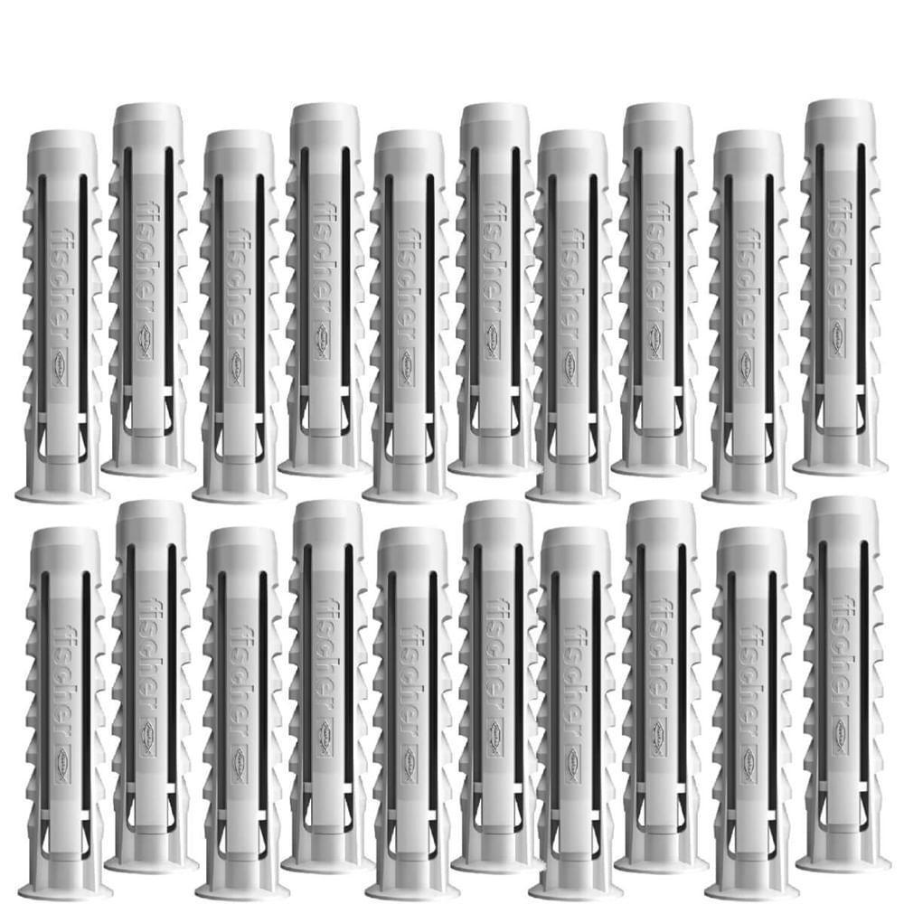 Cartela Com Buchas De Nylon Sx 6x30mm Com 20 Peças - 600210 - Fischer - 1