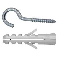 Bucha De Expansão S 8x40mm E Gancho Com 25 Unidades - 600333 - Fischer - 1