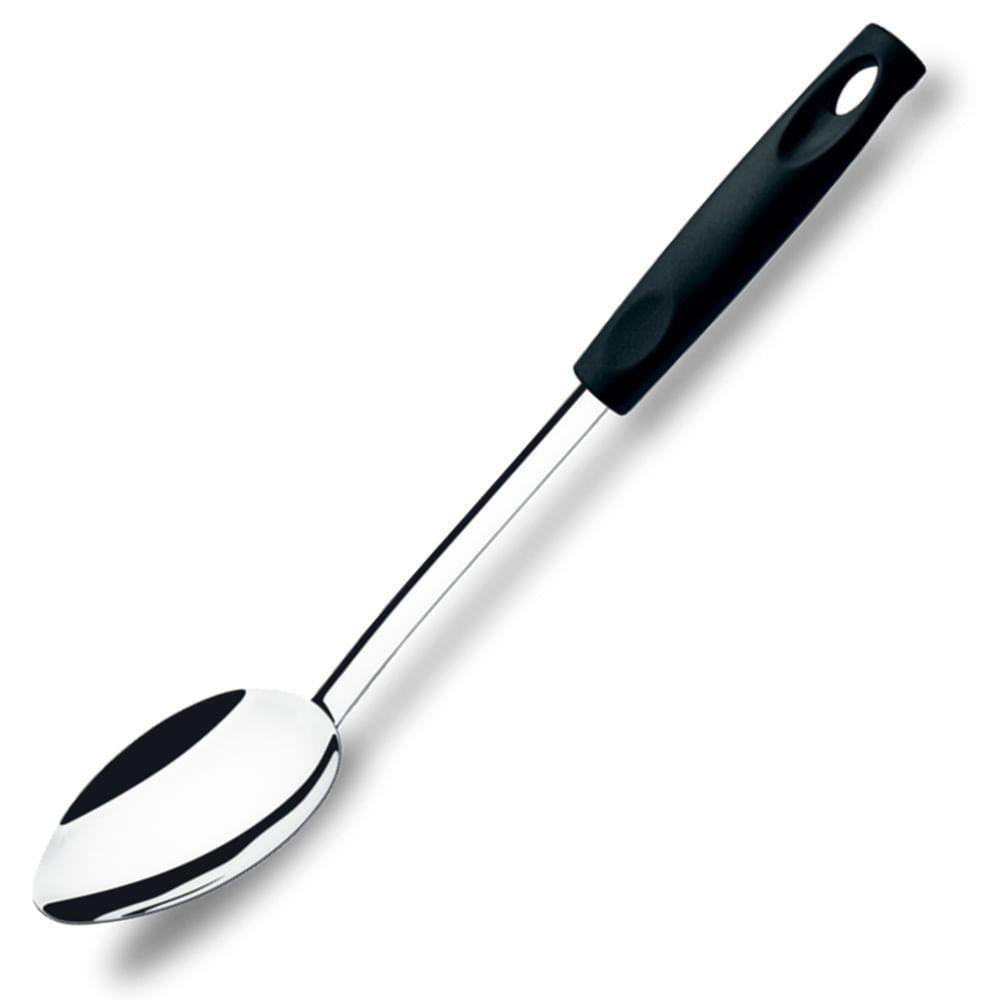 Colher Para Arroz Com 30,5cm Asti Cabo Preto - 2221-301 - Brinox - 1