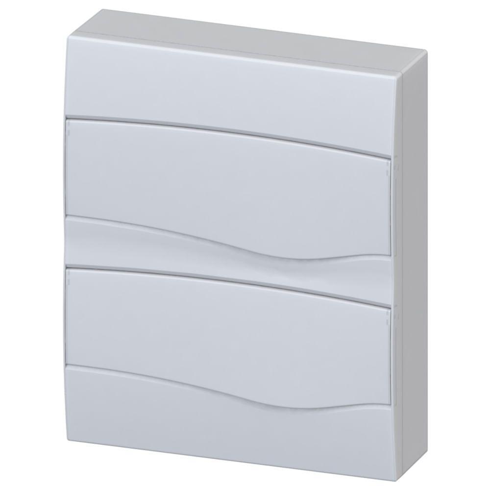 Centro De Distribuição De Sobrepor Para 24 Disjuntores Com Porta Opaca Din Ip40 - 096.200.044 - Brum - 1