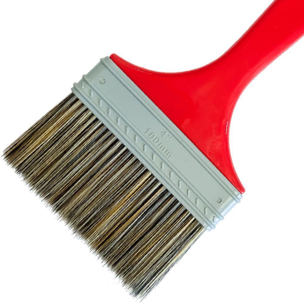 Trincha Versátil 4"" Cd Gris Com Cabo Vermelho - 0.718 - Compel Trincha Versatil 4 Cd Gris Cb Vermelho - 0.718 - Compel - 2