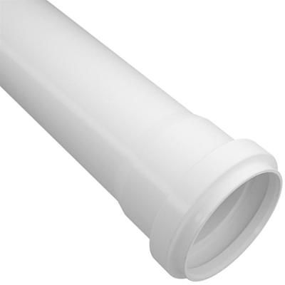 Tubo Para Esgoto Sn 4"" 100mm 6 Metros - 11001001 - Fortlev Tubo Esgoto 100mmx6m Serie Normal
