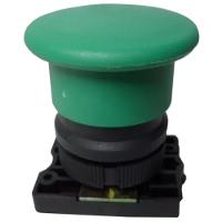 Botão à Impulsão Tipo Soco Verde 40mm - Slpfn2m4 - Steck Bot.impul Soco Vd 40mm Slpfn2m4 Steck - 1