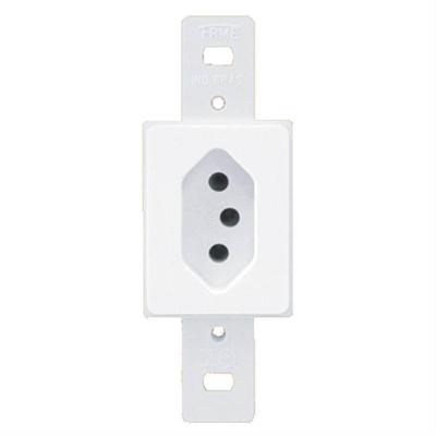 Tomada 2p+t 20a 250 Volts Blanc - 1336 - Fame Tomada 2p+t 20a Blanc Ref.1336 Fame
