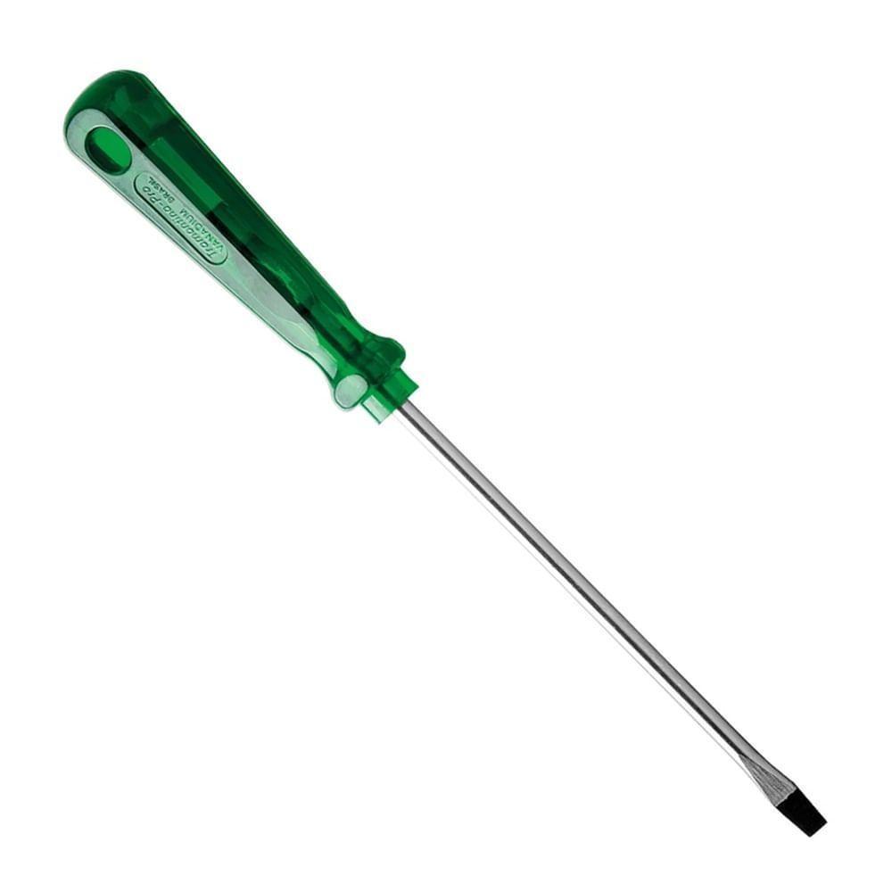 Chave De Fenda Em Aço Com 5x75mm E 3-16x3"" Polegada - 44110020 - Tramontina Chave Fenda Ponta Chata 5x075mm Tramontina - 1