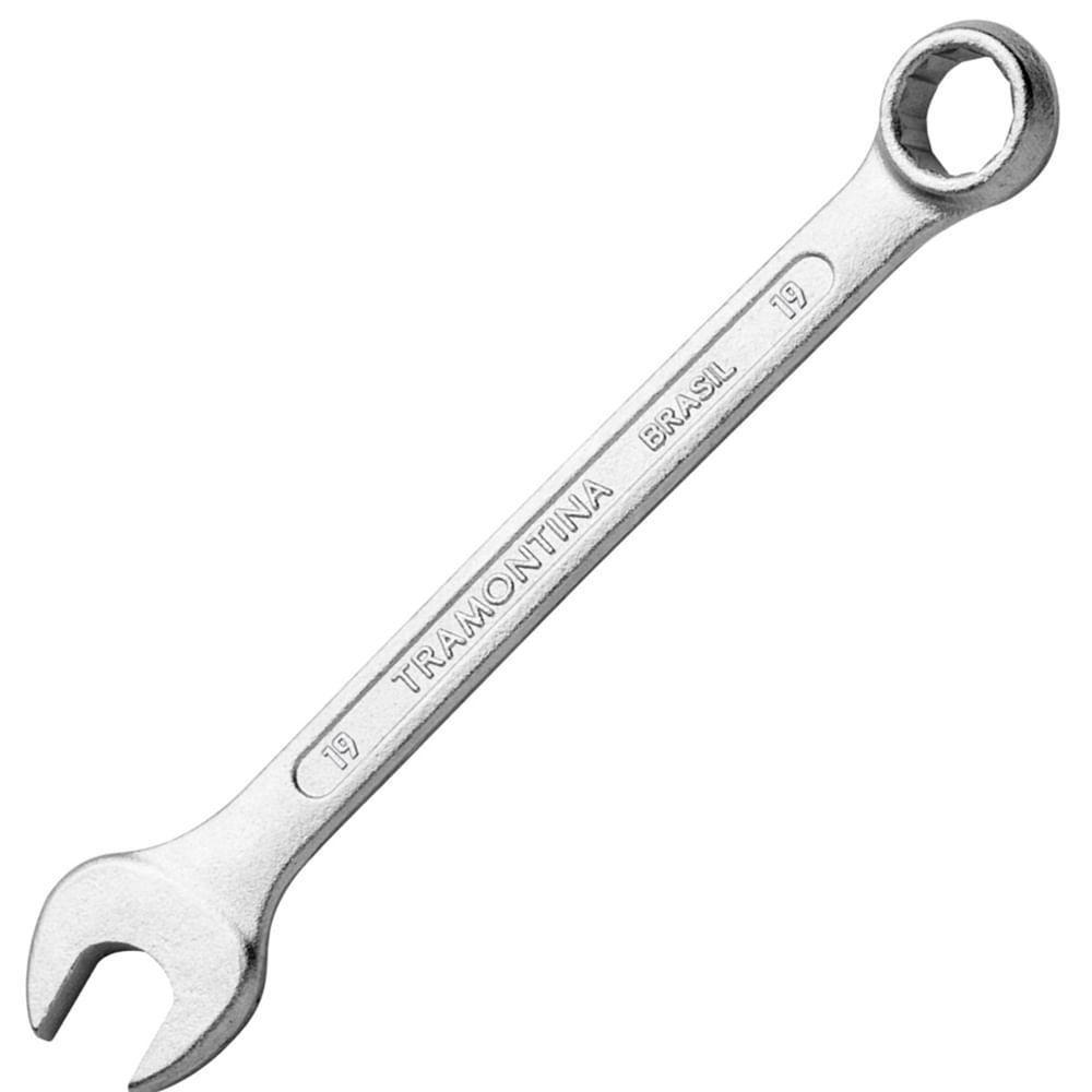 Chave Combinada Em Aço Especial Cromado De 19mm - 41128119 - Tramontina Chave Combinada 19mm Tramontina - 1