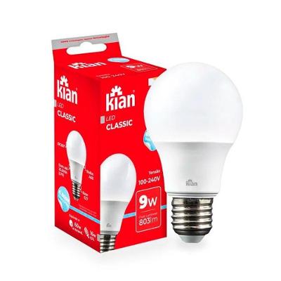Lampadas Led Kian 9w Luz Branca 6500k Economica
