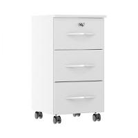 Gaveteiro 0744 36x65x36cm 3 Gavetas Branco Menu Branco