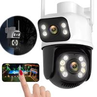 Câmera De Segurança Wifi Ip 2 Em 1 Fixa E Movel Com áudio Visão Noturna - 2