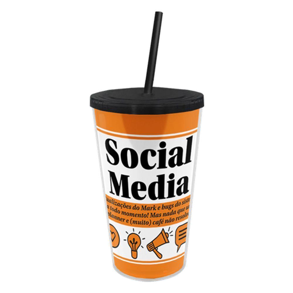 Copo Estiloso Para Profissionais De Mídias Sociais - Elegância E Praticidade Diária - 1