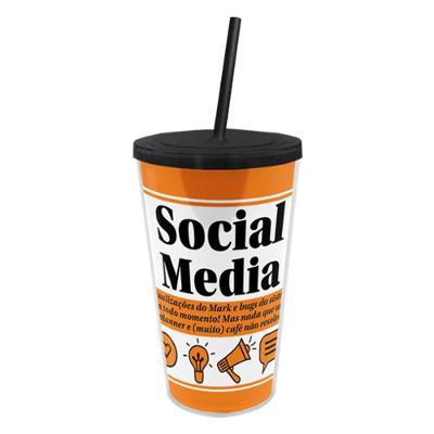 Copo Estiloso Para Profissionais De Mídias Sociais - Elegância E Praticidade Diária