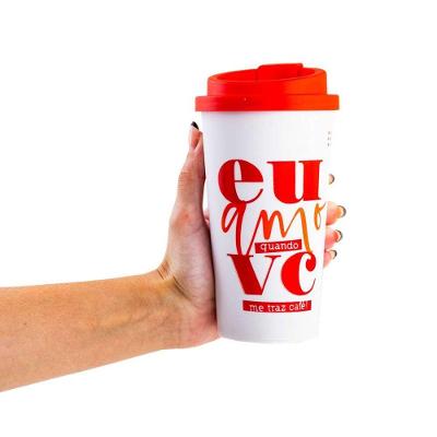 Copo Térmico Viagem 500ml Com Tampa - Estilo E Praticidade Para O Dia A Dia