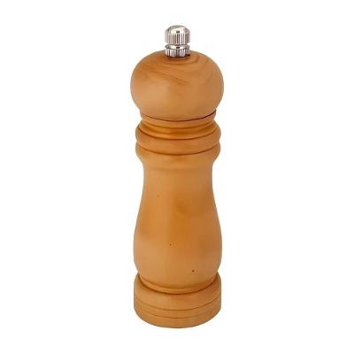 Moedor De Sal E Pimenta De Madeira Com Lâmina Inox - 15cm De Elegância Culinária