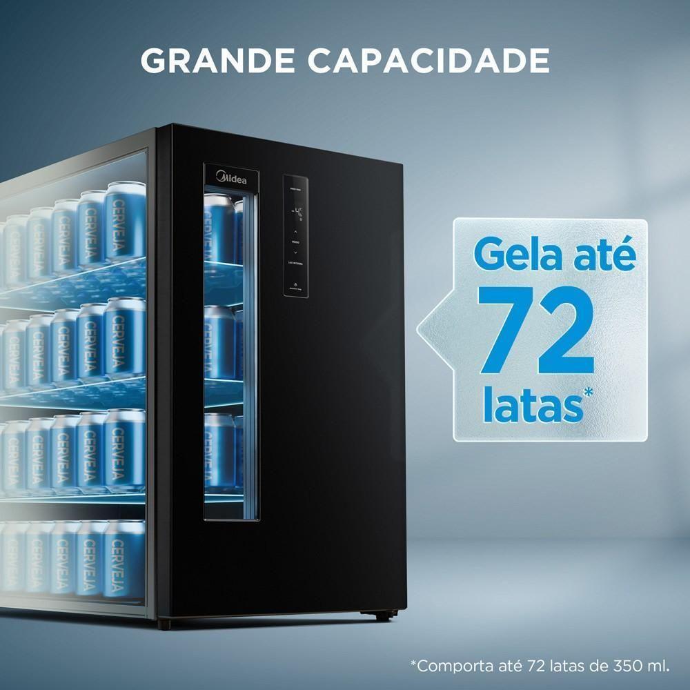 Cervejeira Midea Frost Free 82L Preta 220V Mdrx150fggdx - 7