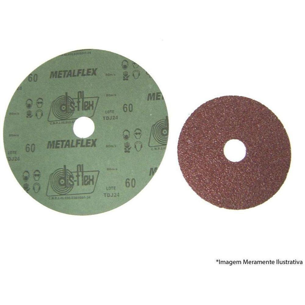 Disco Lixa Ferro Disflex 4.1/2 G036 Com 10 Peças - Disflex - 1