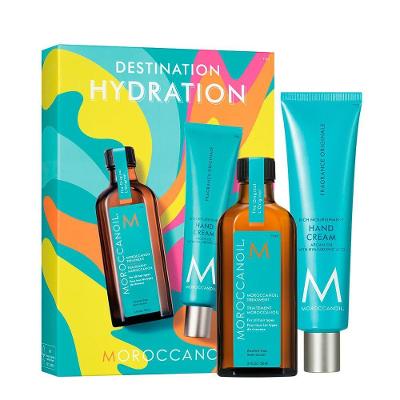 Kit Moroccanoil Hydrating Duo - Oleo Reparador 100ml + Creme Para Mãos 100ml