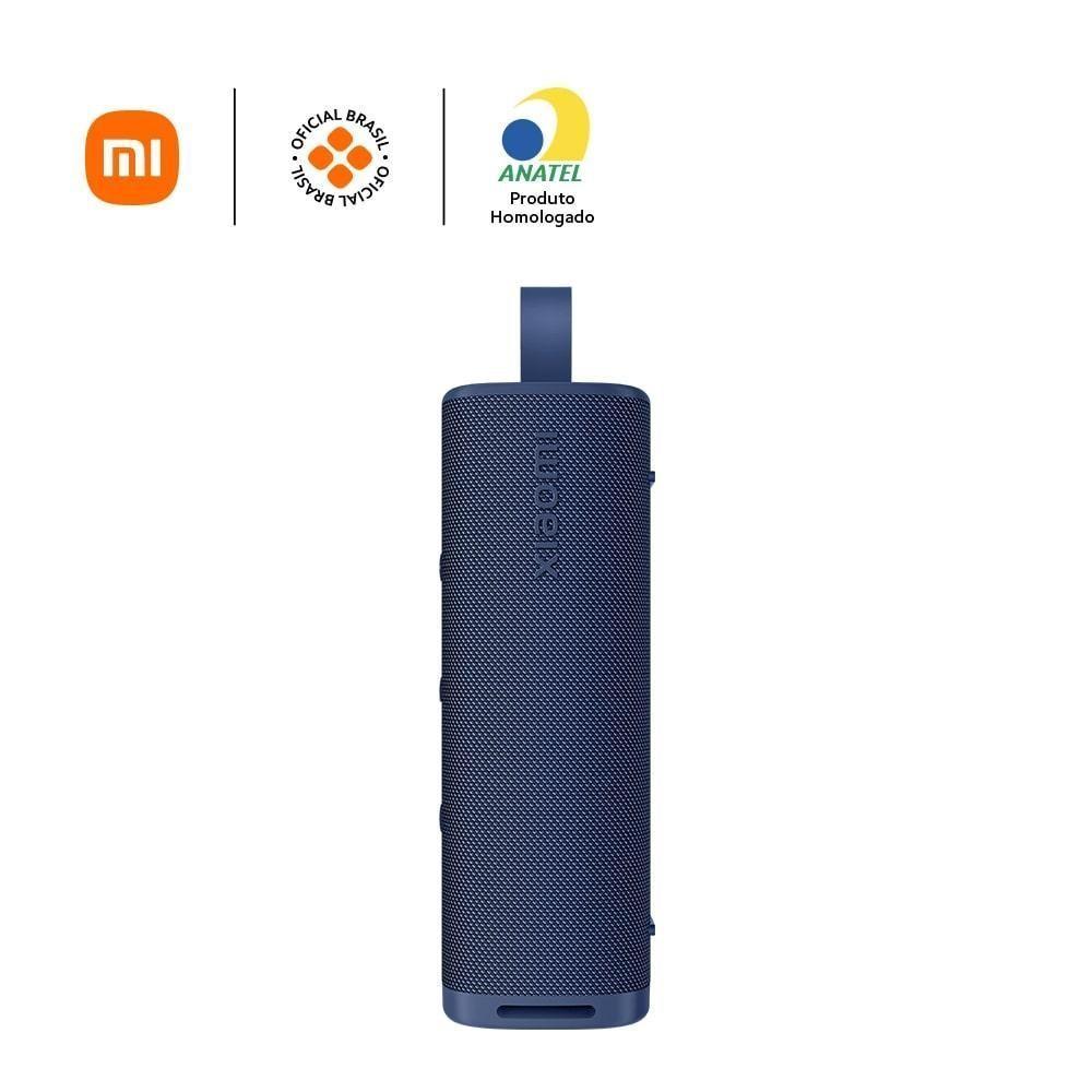 Caixa De Som Bluetooth Xiaomi 30W A Prova D'Água Azul - 4