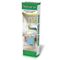 Secador De Roupas Varal De Chão Inox Toalheiro Varanda Lavanderia Quintal Portátil Rack Organizador