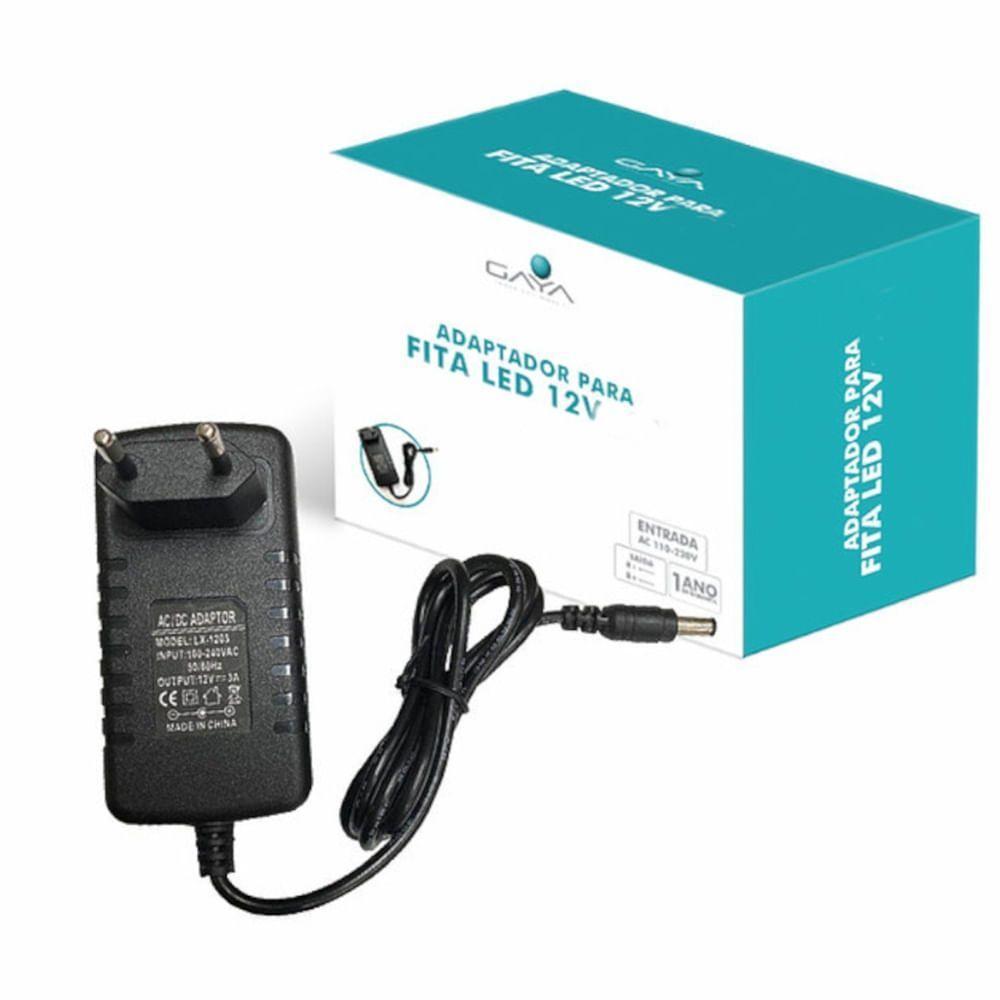 Adaptador Para Fita De Led 12 Volts - 2 Ampères - 9363 - Gaya - 2