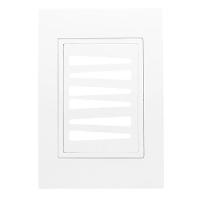 Placa 4x2 6 Interruptor Branco - Rvb-1300-191 - Ravenna - 1