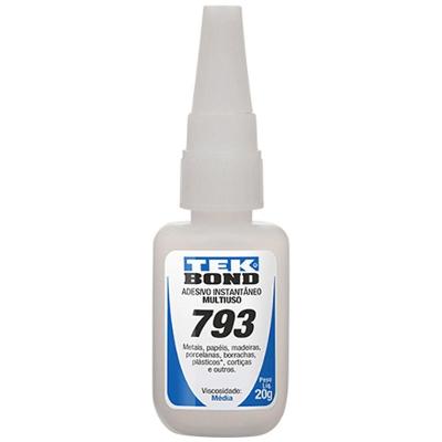 Adesivo Instantaneo 793 20 Gramas - 10571002804 - Tekbond Adesivo Inst.793 20g Tekbond 10571002804
