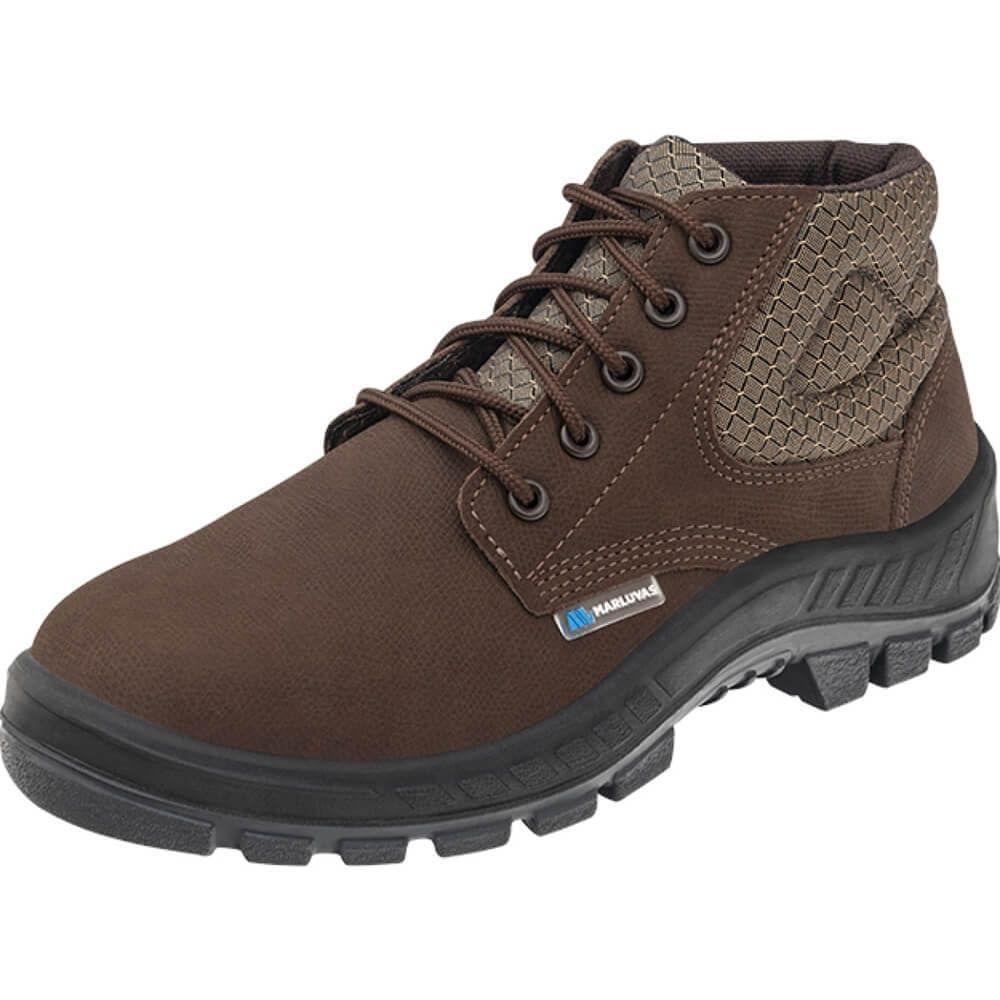 Botina Nobuck Café Tamanho 44 -700312-44 - Marluvas - 1