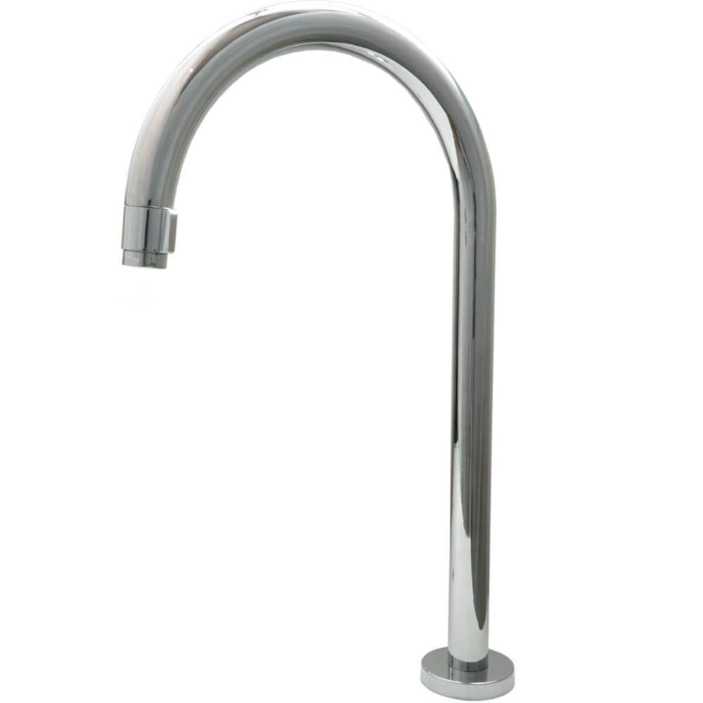 Torneira De Mesa Alta Tubo Redondo 23mm Modelo J Cromada 1241 - 772197 - Stoc - 1