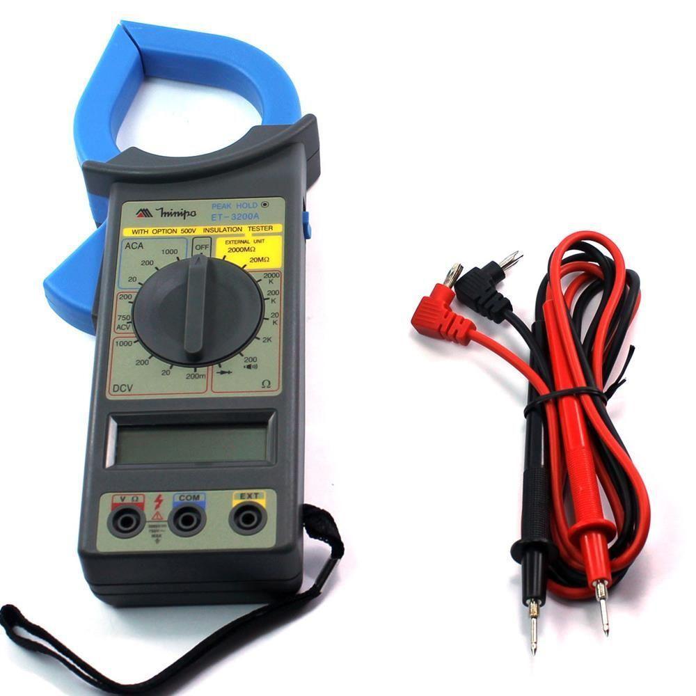 Alicate Amperímetro Digital - Et-3200 - Minipa Alicate Amperimetro Digital Et-3200 Mini Minipa - 1