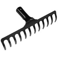 Ancinho 12 Dentes Curvo Leve Em Aço Sem Cabo - 77101124 - Tramontina Ancinho Curvo Leve 12d S-cabo Tramontina - 1