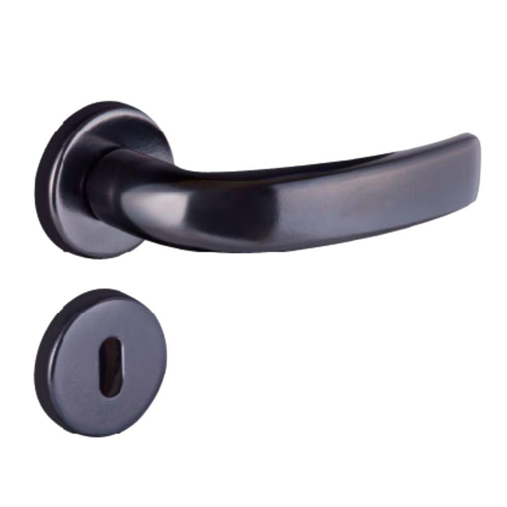 Fechadura Galaxy Interna Preto Fosco - 82512 - Aliança Fech.galaxy - Int. 4182 Preto Fosco - 82512 - Aliança - 1