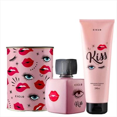 Kit Ciclo Kiss Colônia Lata + Loção Hidratante