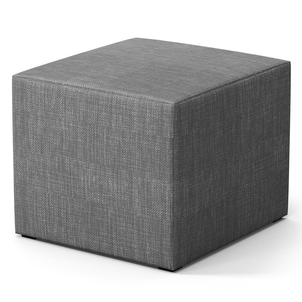 Poltrona De Amamentação Balanço E Puff Lucy P04 Linho Cinza Escuro - Mpozenato - 6