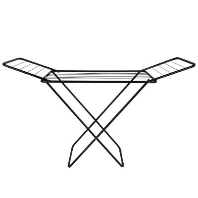 Varal De Chão Slim Com Abas Preto - 6216 - Mor