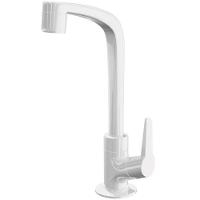 Torneira De Mesa Para Lavatório Bica Alta Flatt Branca 1195 F71 - 7110047 - Lorenzetti - 1