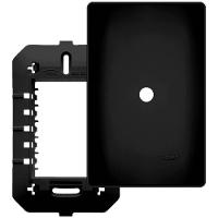 Placa 4x2 Espelho Saída De Fio Habitat Preto - 06440700 - Fame Placa 4x 2 - Saída De Fio Habitat Preta - 06440700 - Fame - 1