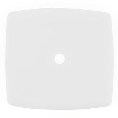 Placa 4x4 Com Furo Com Suporte Branco - Dc-8100-47 - Dicompel