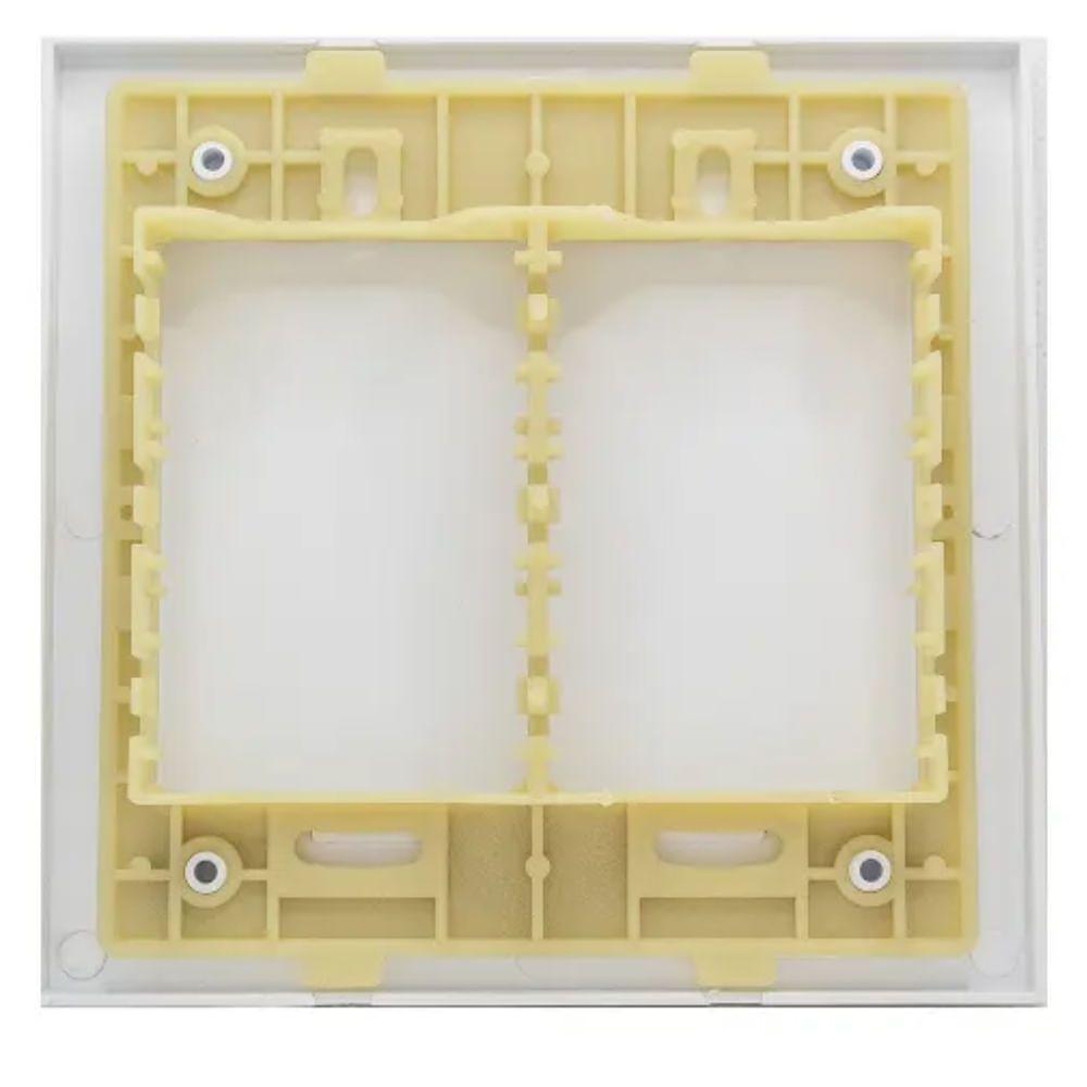 Placa 4x4 Cega Com Suporte Branco - Rvb-1300-44 - Ravenna - 2