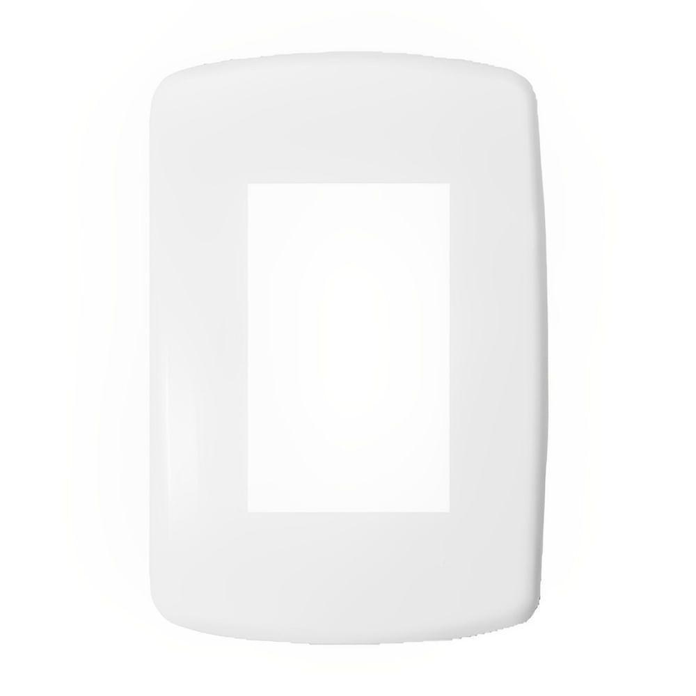 Placa 4x2 3 Modulos Com Suporte Branco - Dc-8100-35 - Dicompel - 1