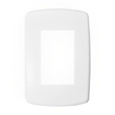 Placa 4x2 3 Modulos Com Suporte Branco - Dc-8100-35 - Dicompel