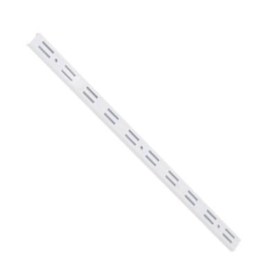 Trilho Duplo Em Aço 50cm Branco - Td-50-br - Multivisão