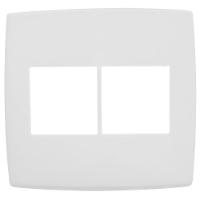 Placa 2+2 Postos 4x4 Branca - 618512bc - Pial Plus - 1