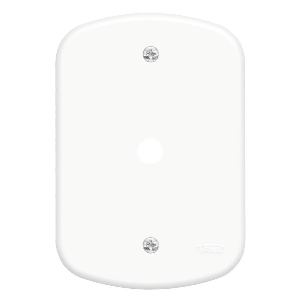 Placa 4"" X 2"" F6 Blanc - 0182 - Fame Placa 4x2 F6 Sb Fame 04401820-0182 - 1