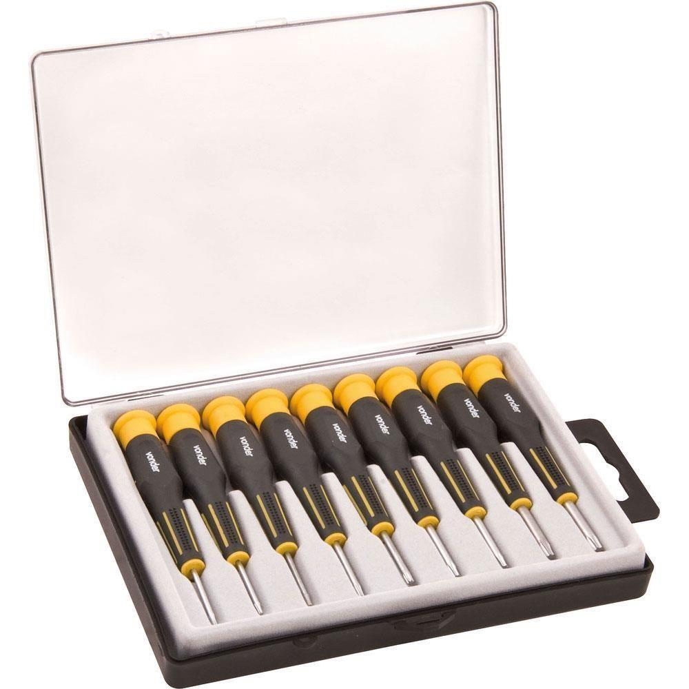 Jogo De Chave Torx De Precisão Com 9 Peças T04 A T20 - 35.70.009.000 - Vonder Chave Torx Precisao T04 A T20 C-9pcs Von - 1