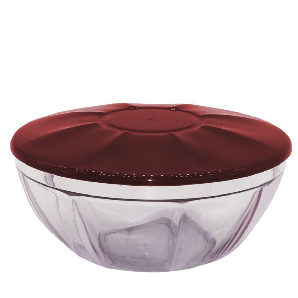 Tigela Grande Com Tampa 3 Litros - Tg625 - Monte Líbano Tigela Grande C-tampa 3l Delta Tg625 - 1