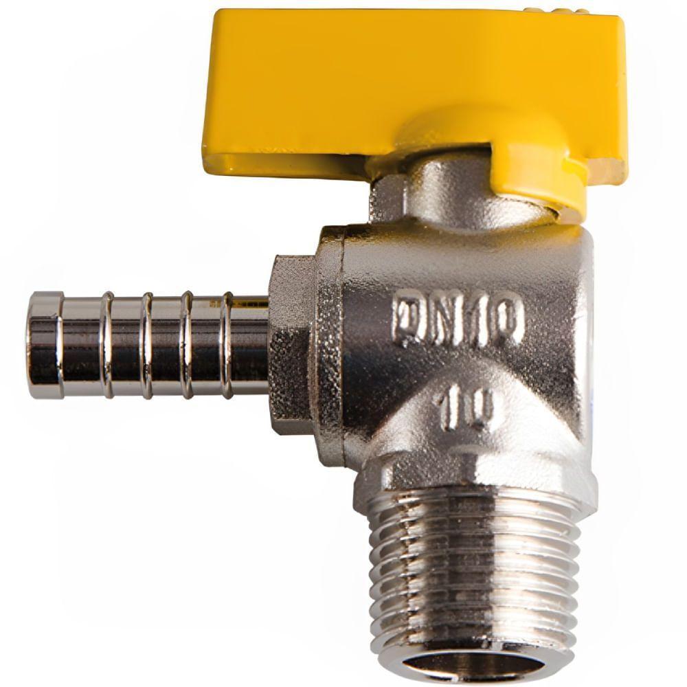 Válvula 90° Rosca Macho Espigão 1-2"" - Gvlce-12 - Astra Válvula 90° Macho Espigão 1-2" - Gvlce-12 - Astra - 1